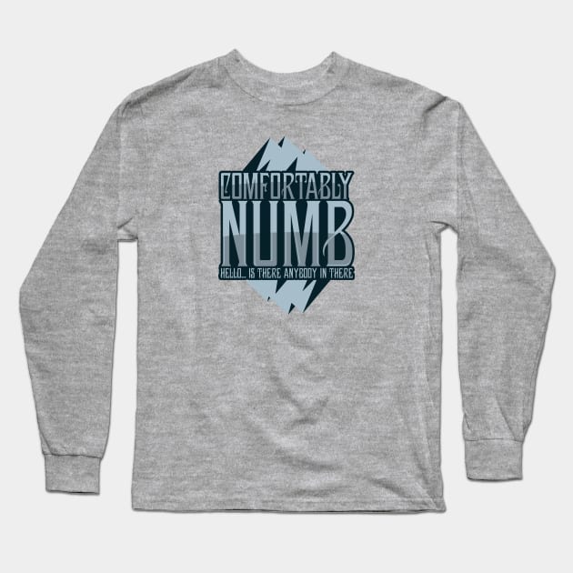 comfortably numb blue mountains Long Sleeve T-Shirt by monin_81